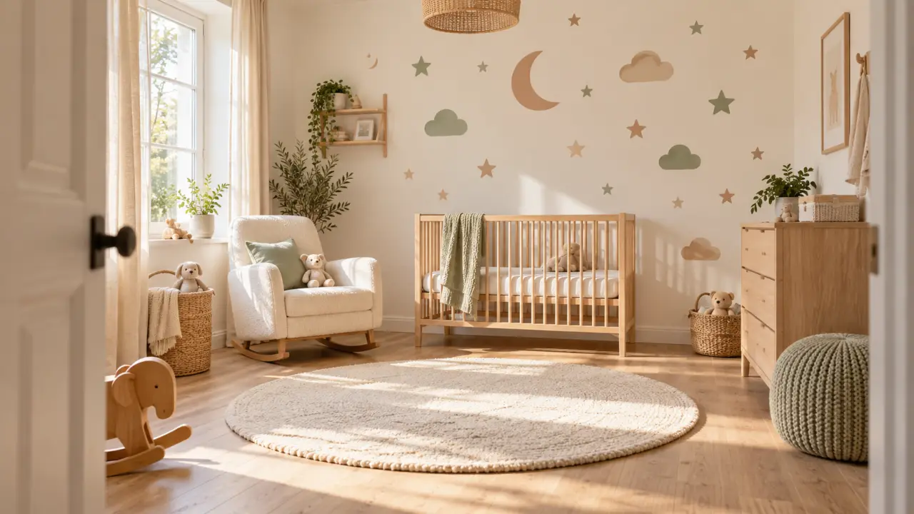 Stickers muraux pour chambre de bébé : le bon format apaise la déco, le mauvais la déséquilibre